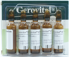 Gerovital Injectables, 1 month treatment with 10 vials Injectables Ana Aslan, Anti Age, Anti-aging, Nutritional Supplement